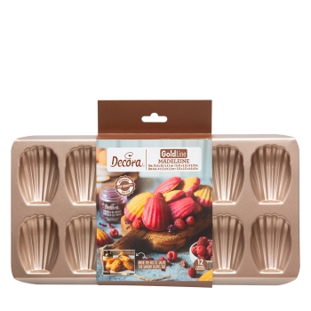 Madeleine Baking Mold Gold Line